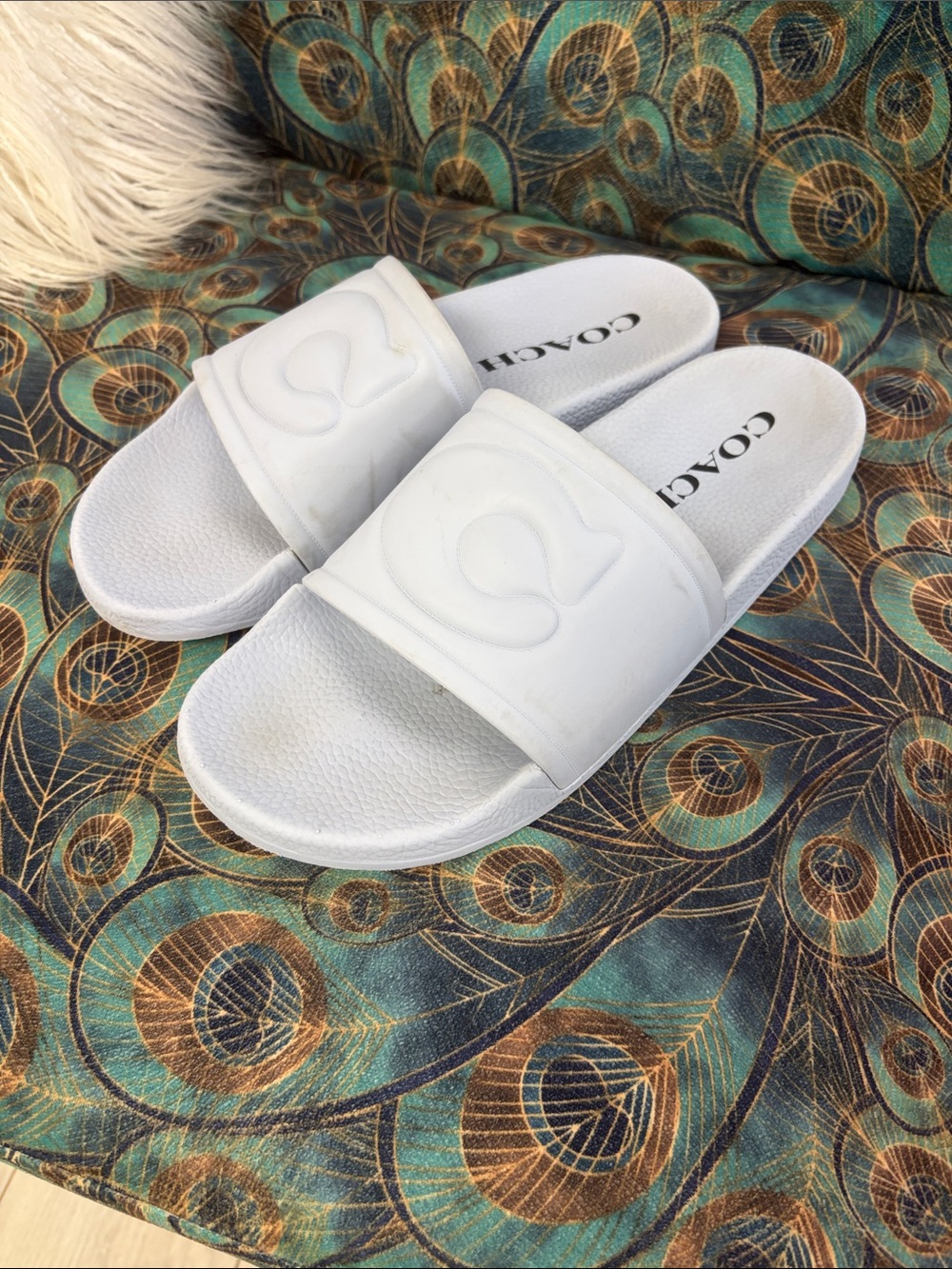 Coach Women’s light blue Slide Sandals size 41.5 eur unisex